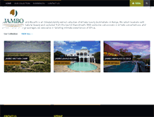 Tablet Screenshot of jambochesterhotels.com